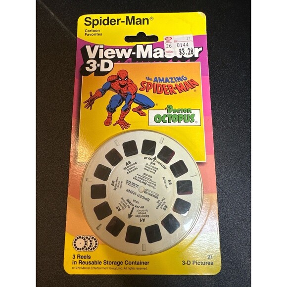 Other - Vintage 1988 View-Master Spider-Man vs Doctor Octopus 3 Reels Sealed